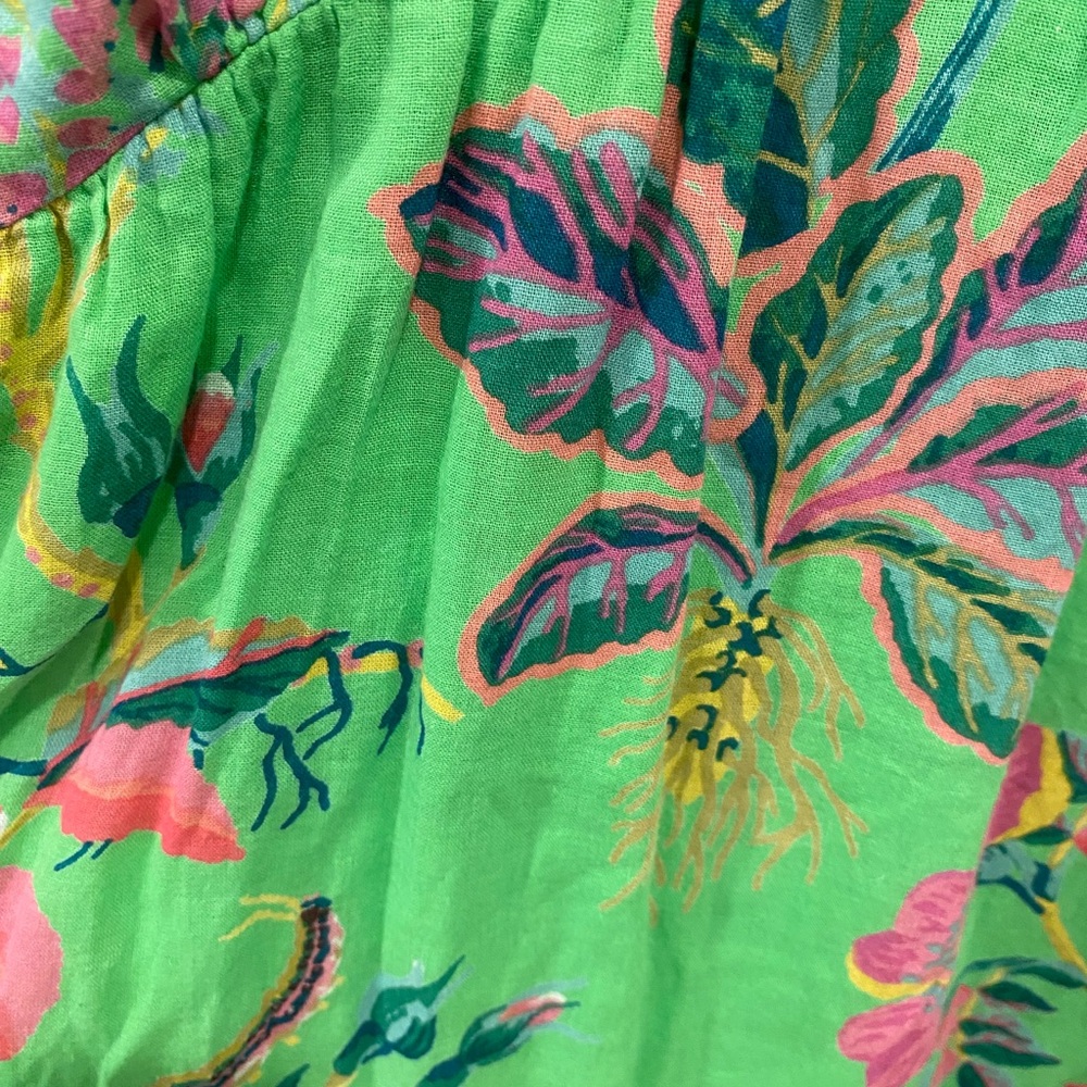 Banjanan Green Floral Dress
